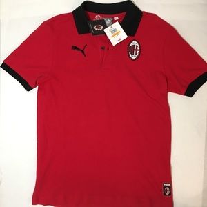Puma AC Milan Football Polo Shirt Size Small